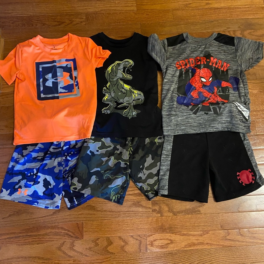 Boys size 6 short sleeve and shorts set